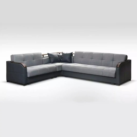 FUTURO GREY CORNER SOFA BED