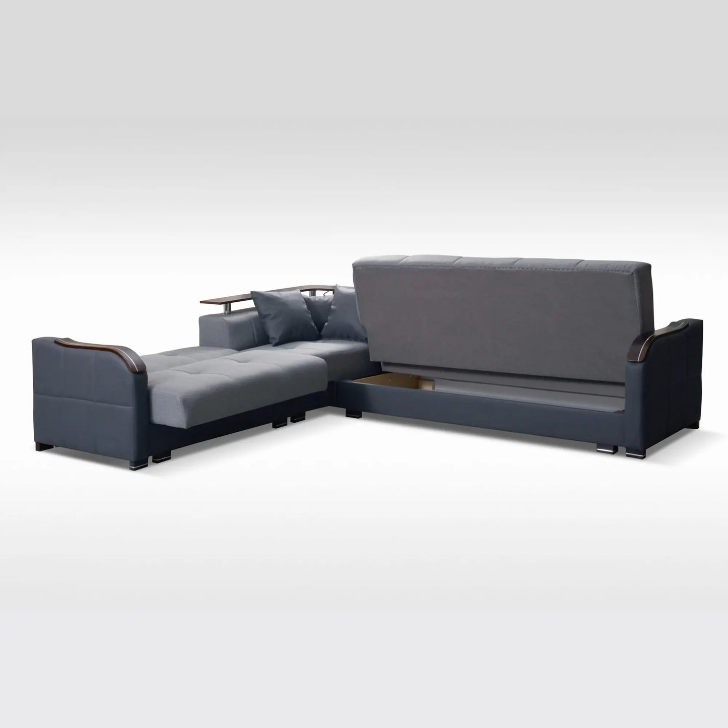 FUTURO GREY CORNER SOFA BED