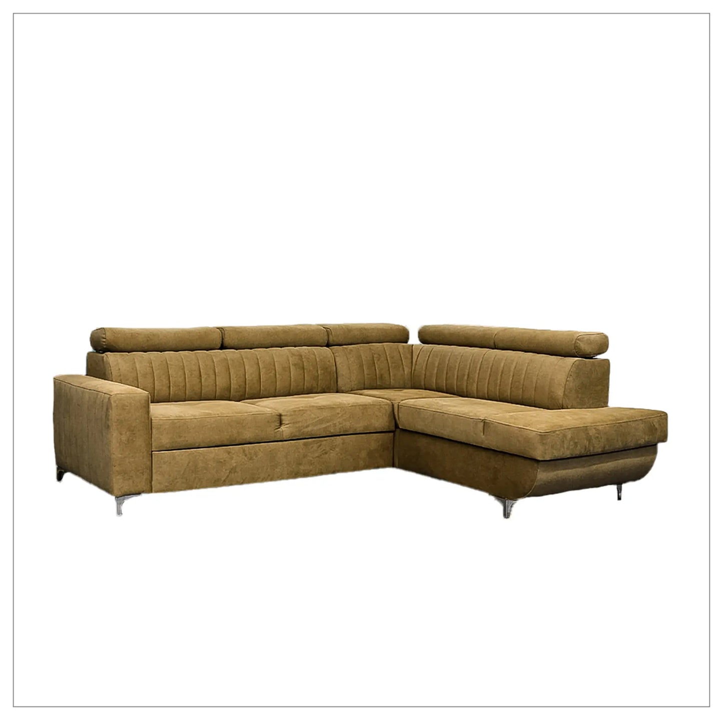 HOUSTON SOFA BED - Black, Blue, Green, Grey, Sky Blue, Camel Brown, Light Pink, Mustard