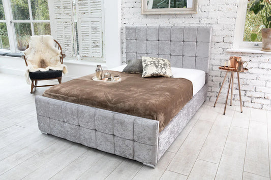 Nevada Velvet Bed - Storage/Non-Storage