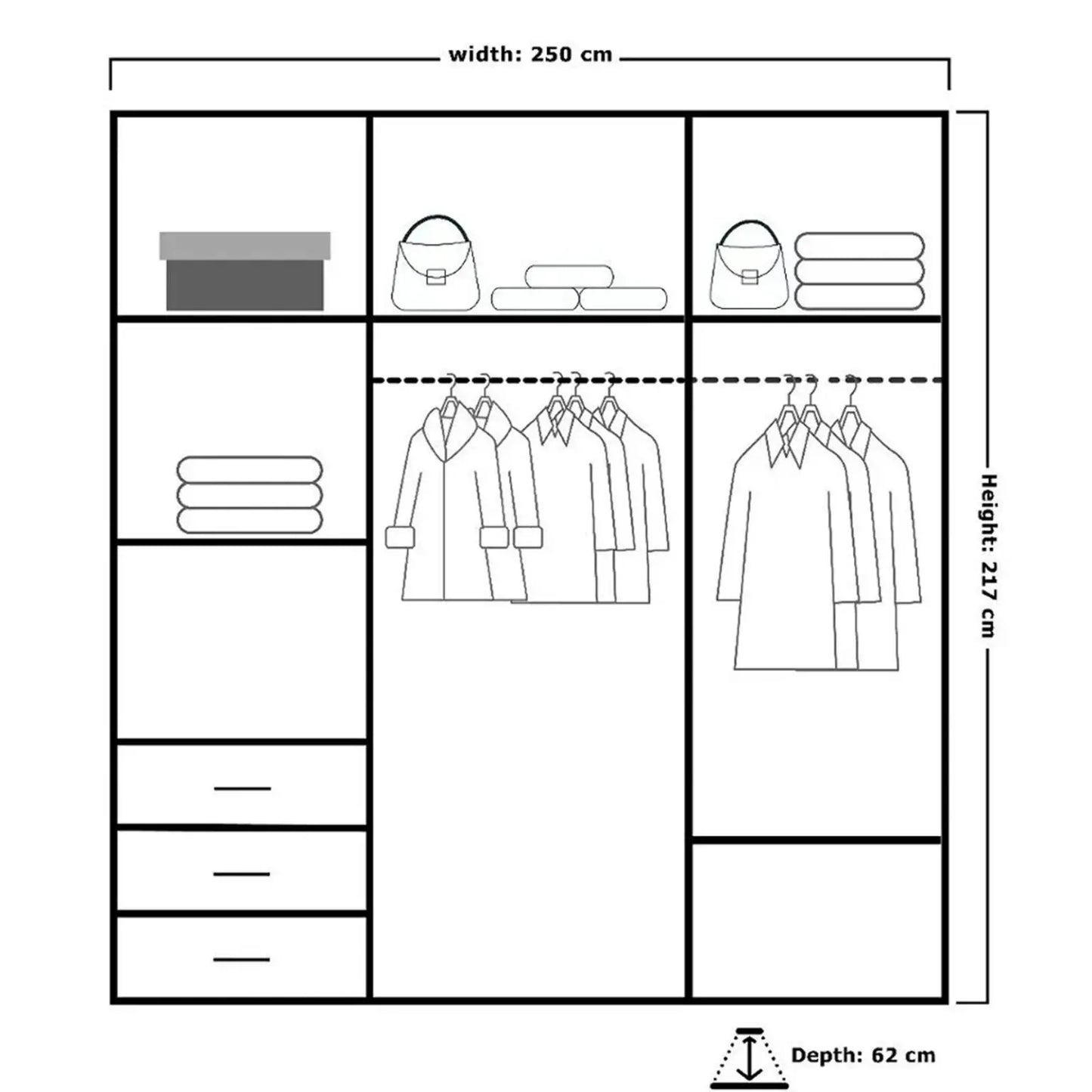 ROYAL SLIDING WARDROBE