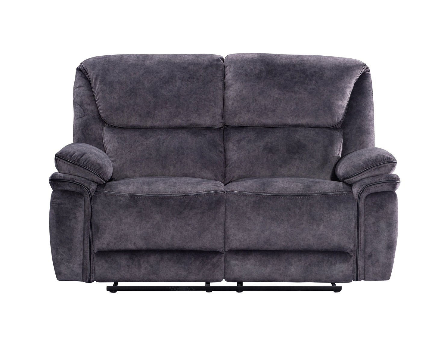Milano 2-Seater Recliner Sofa in Charcoal
