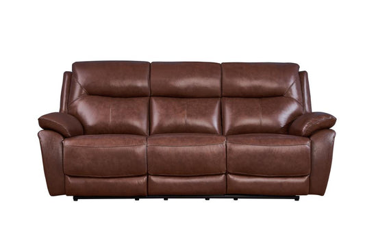 Rimini Leather Recliner Sofa Set - 3 Seater, 2 Seater - Tan