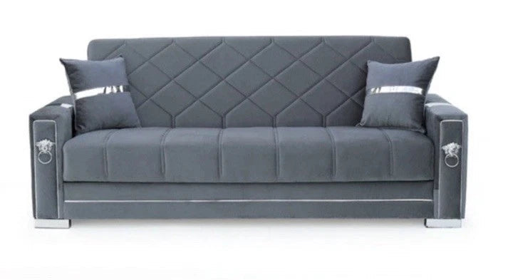 3 Seater Ottoman Storage Sofa Bed Modern Luxury Bedroom - UK Made