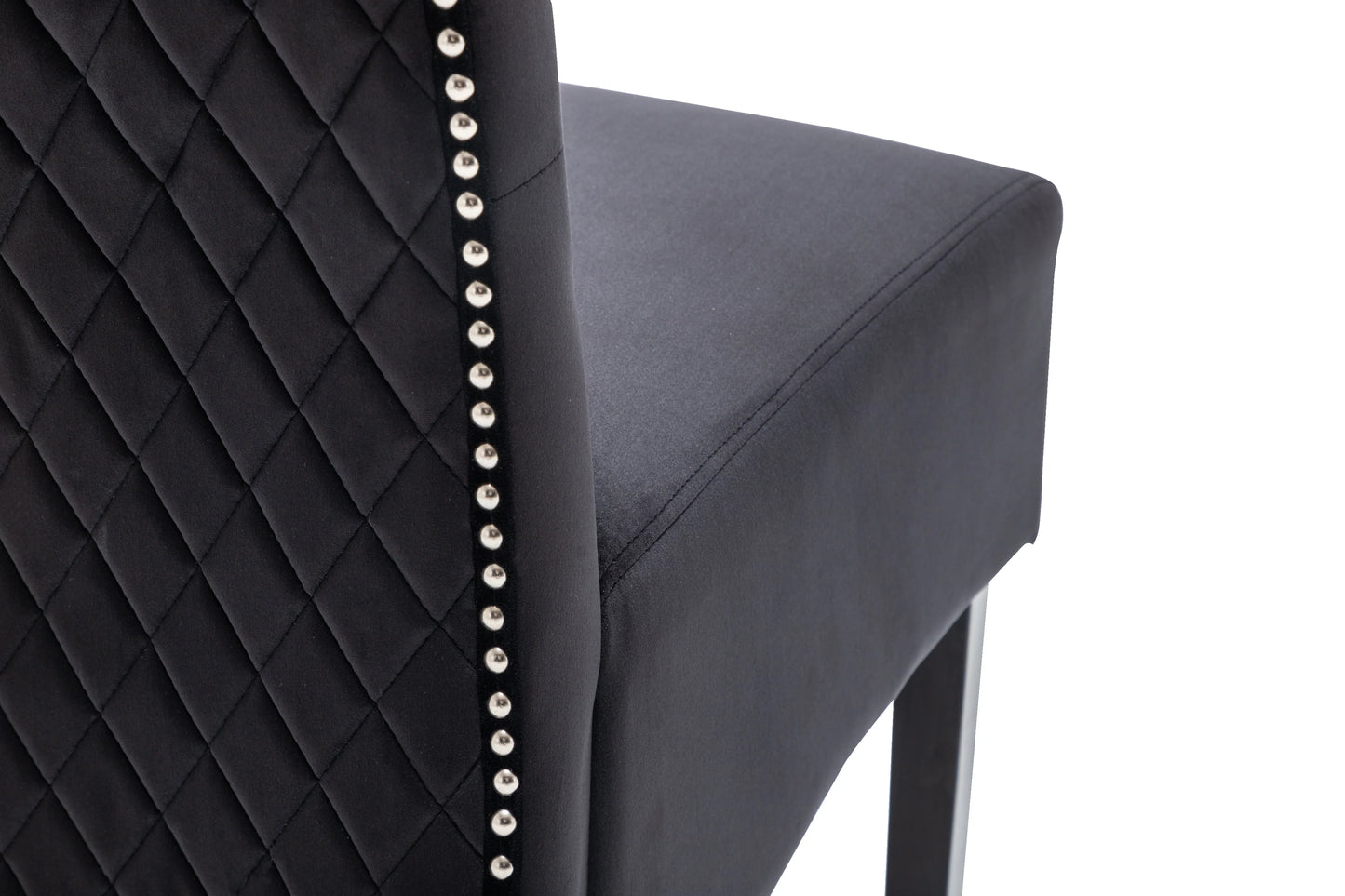 Viola Velvet Upholstered Lion Knockerback Dining Chair