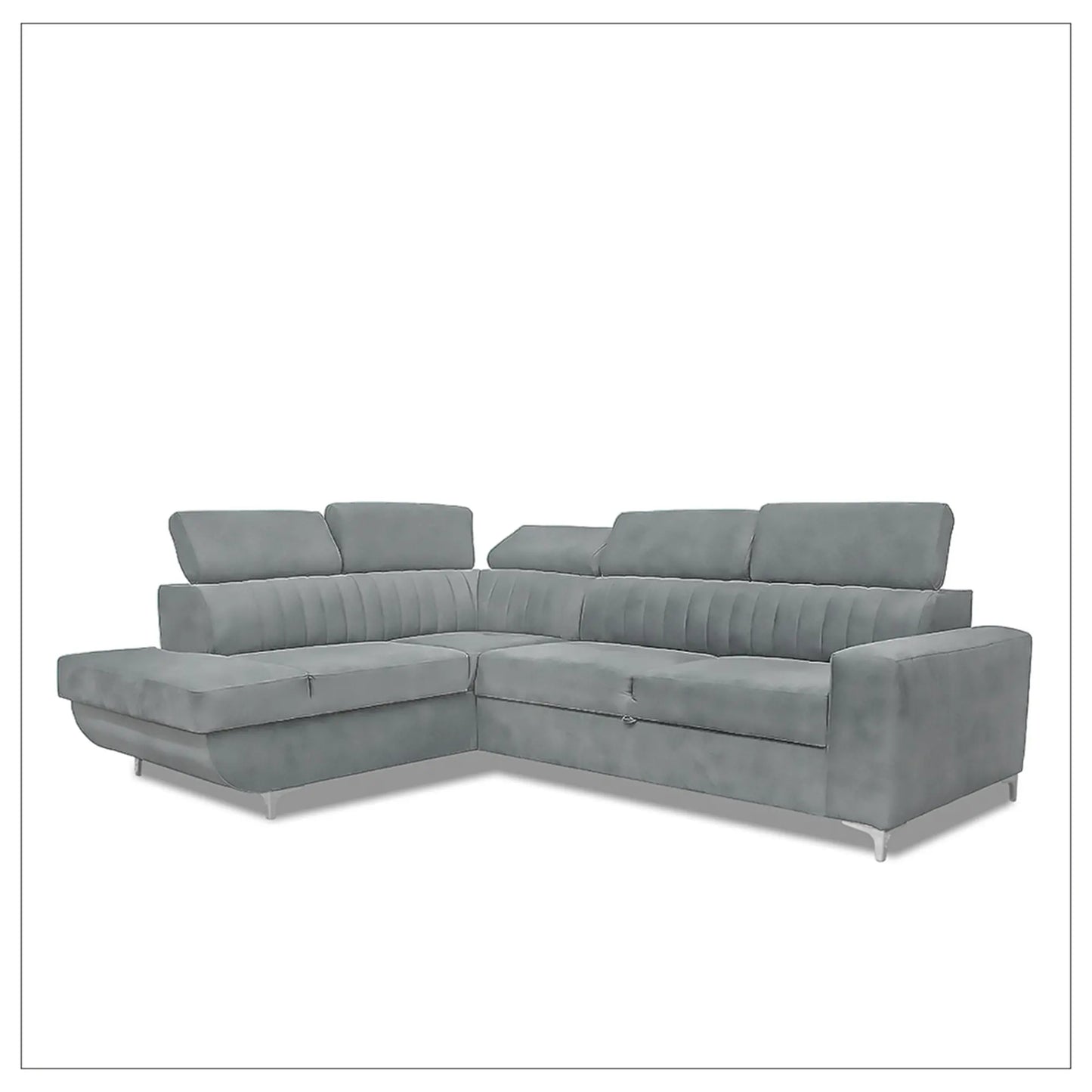 HOUSTON SOFA BED - Black, Blue, Green, Grey, Sky Blue, Camel Brown, Light Pink, Mustard