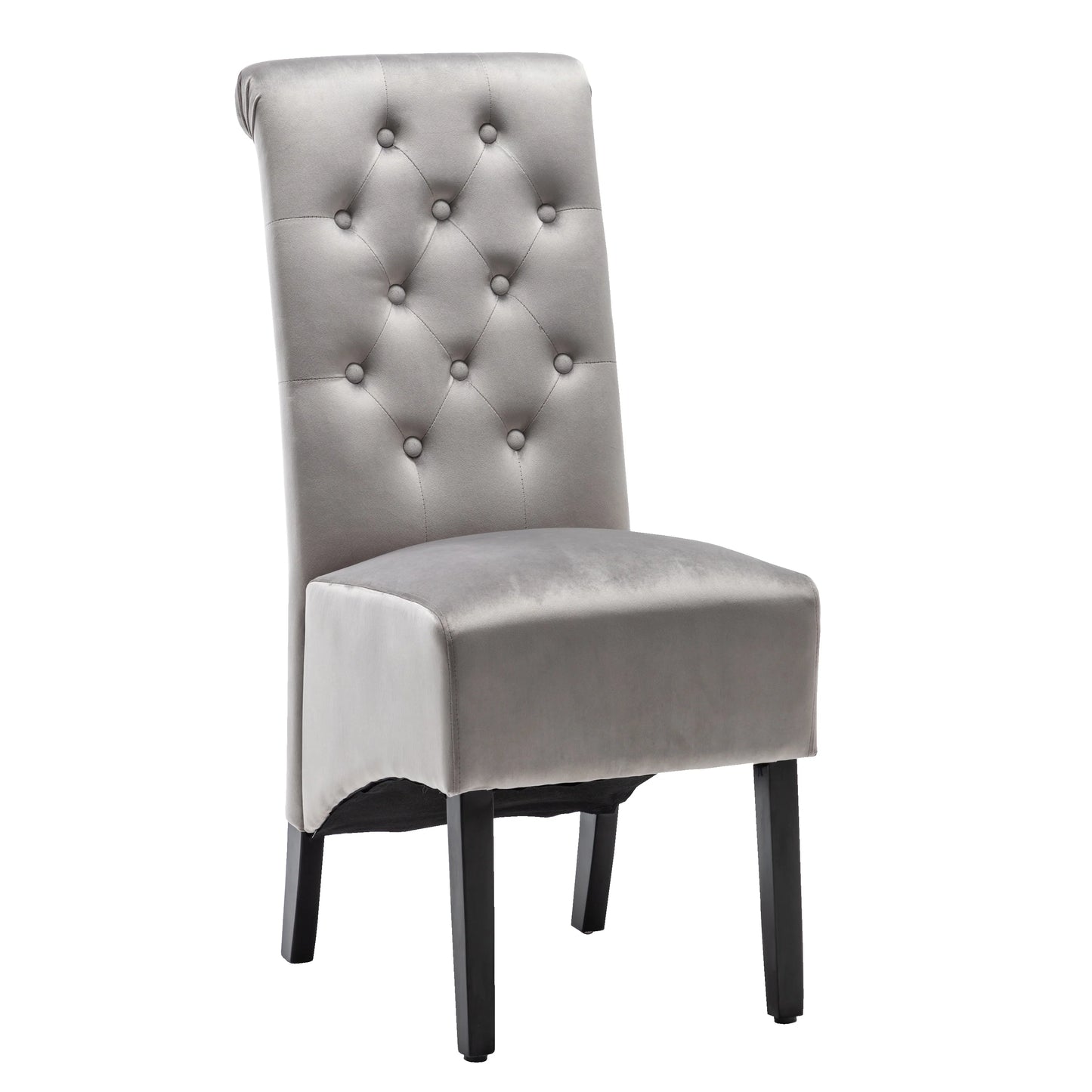 Viola Velvet Upholstered Lion Knockerback Dining Chair