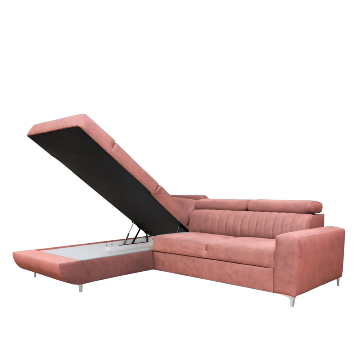 HOUSTON SOFA BED - Black, Blue, Green, Grey, Sky Blue, Camel Brown, Light Pink, Mustard