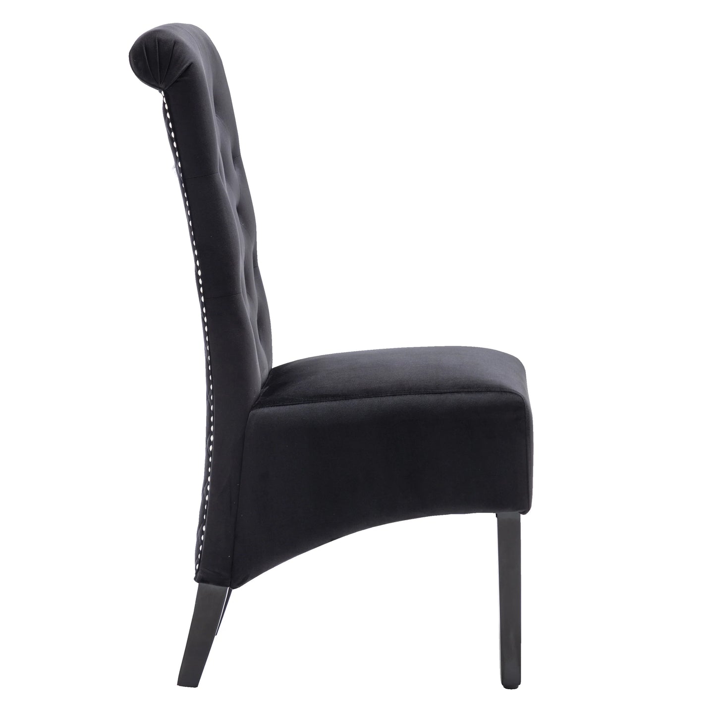 Viola Velvet Upholstered Lion Knockerback Dining Chair