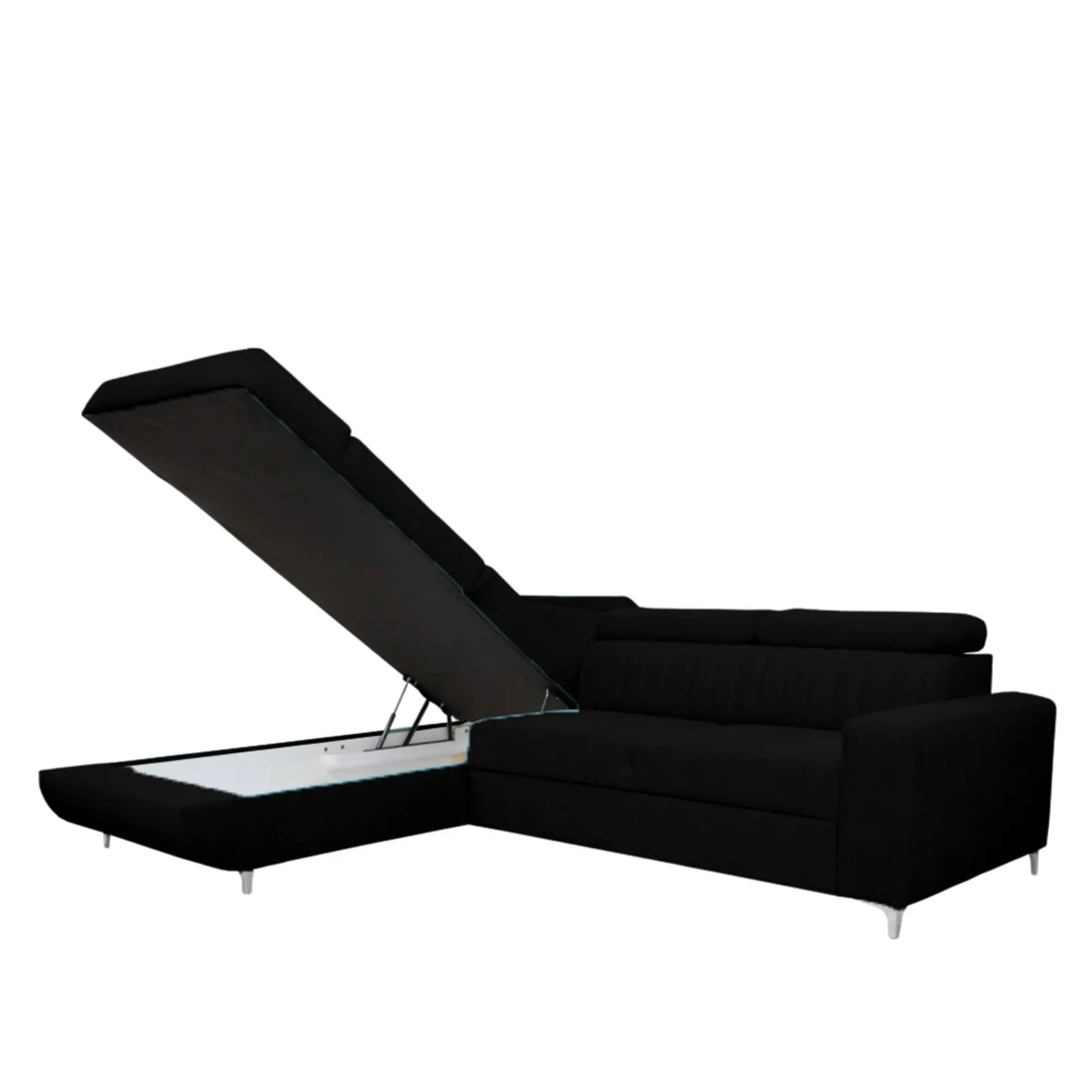 HOUSTON SOFA BED - Black, Blue, Green, Grey, Sky Blue, Camel Brown, Light Pink, Mustard
