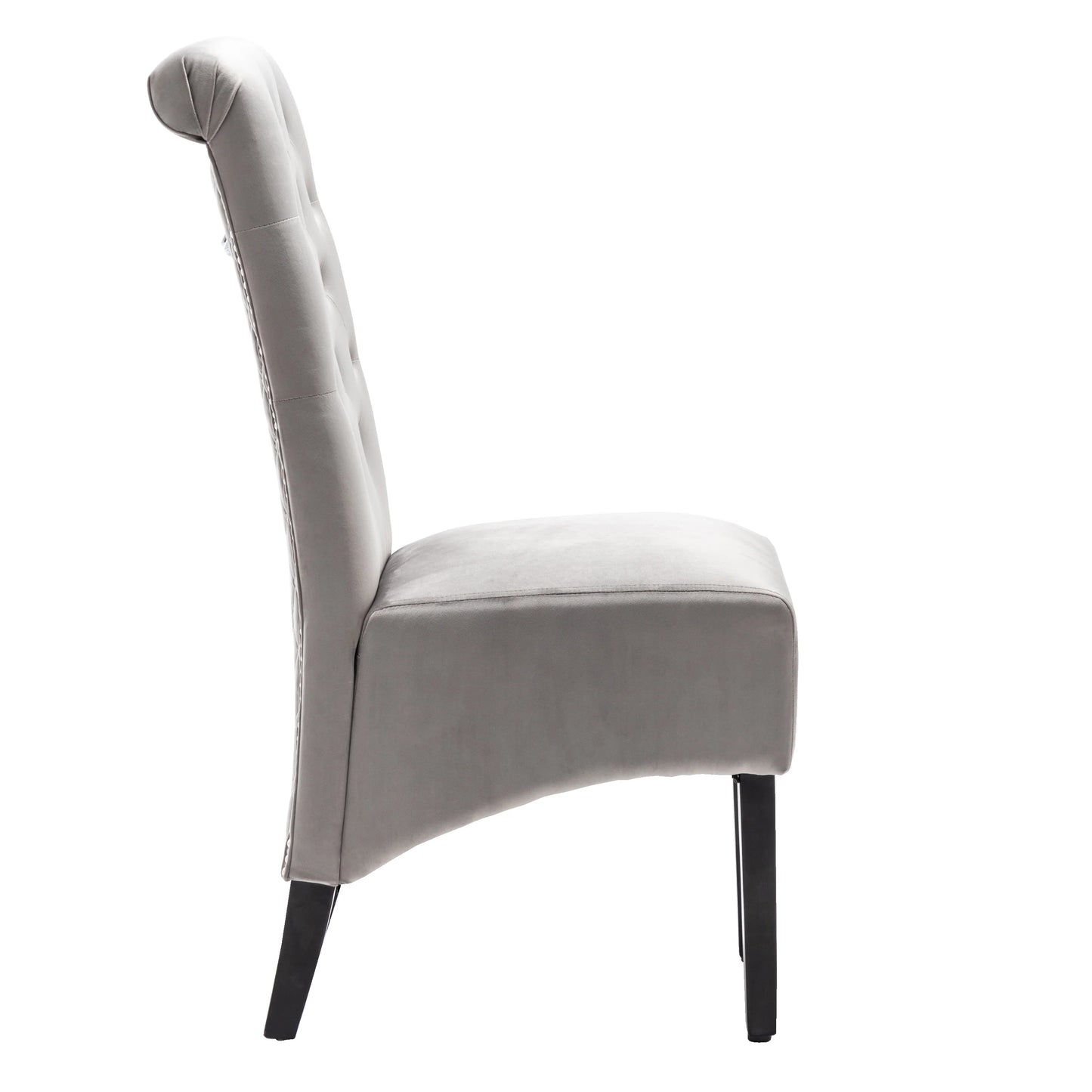 Viola Velvet Upholstered Lion Knockerback Dining Chair
