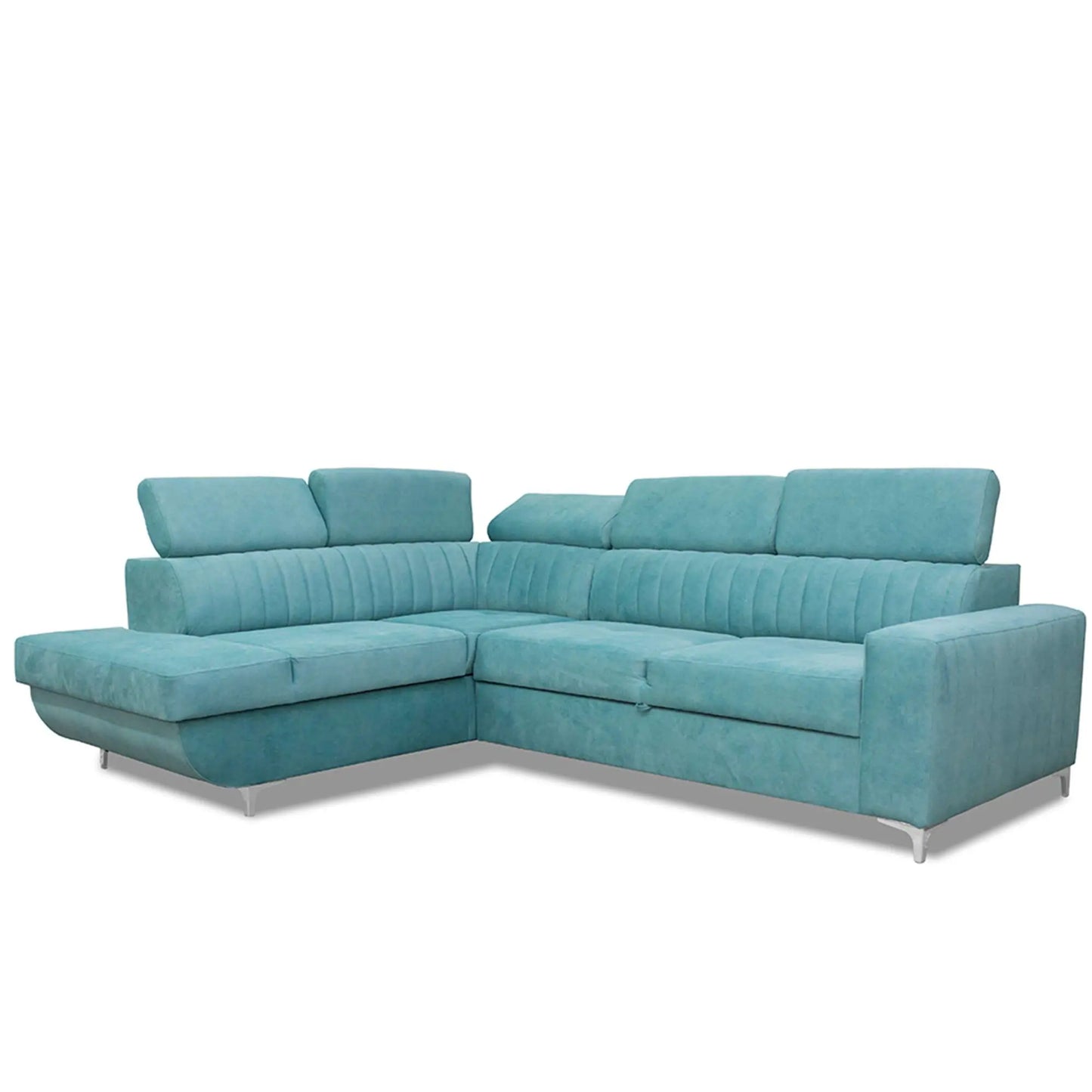 HOUSTON SOFA BED - Black, Blue, Green, Grey, Sky Blue, Camel Brown, Light Pink, Mustard