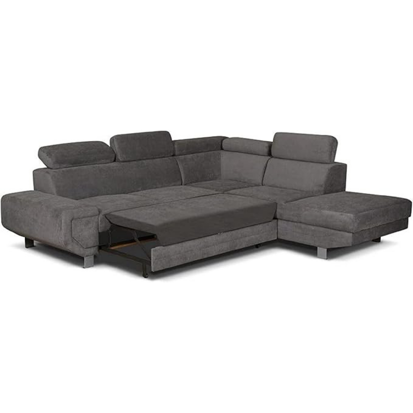 Artic Sofa bed with storage Left Hand/ Right Hand Facing Corner/ Grey