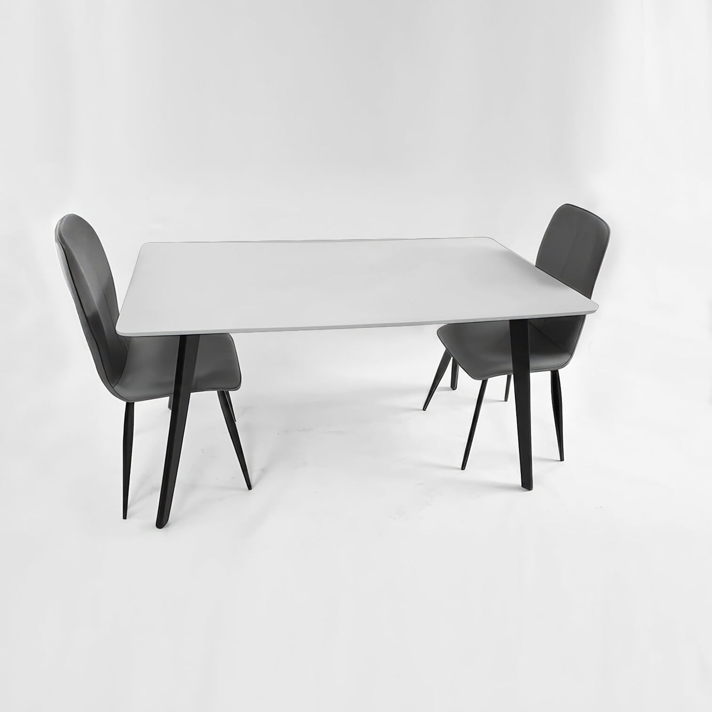 Belgium Dining Table and Chairs Set - Small & Medium - White or Black