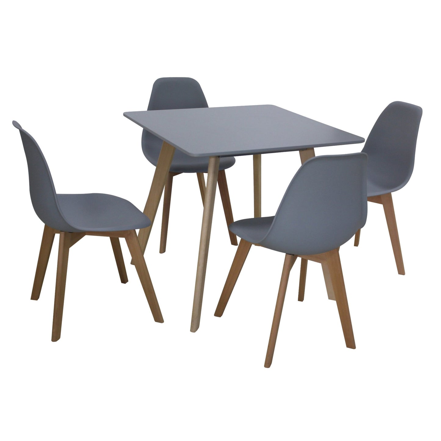 Belgium Dining Table and Chairs Set - Small & Medium - White or Black