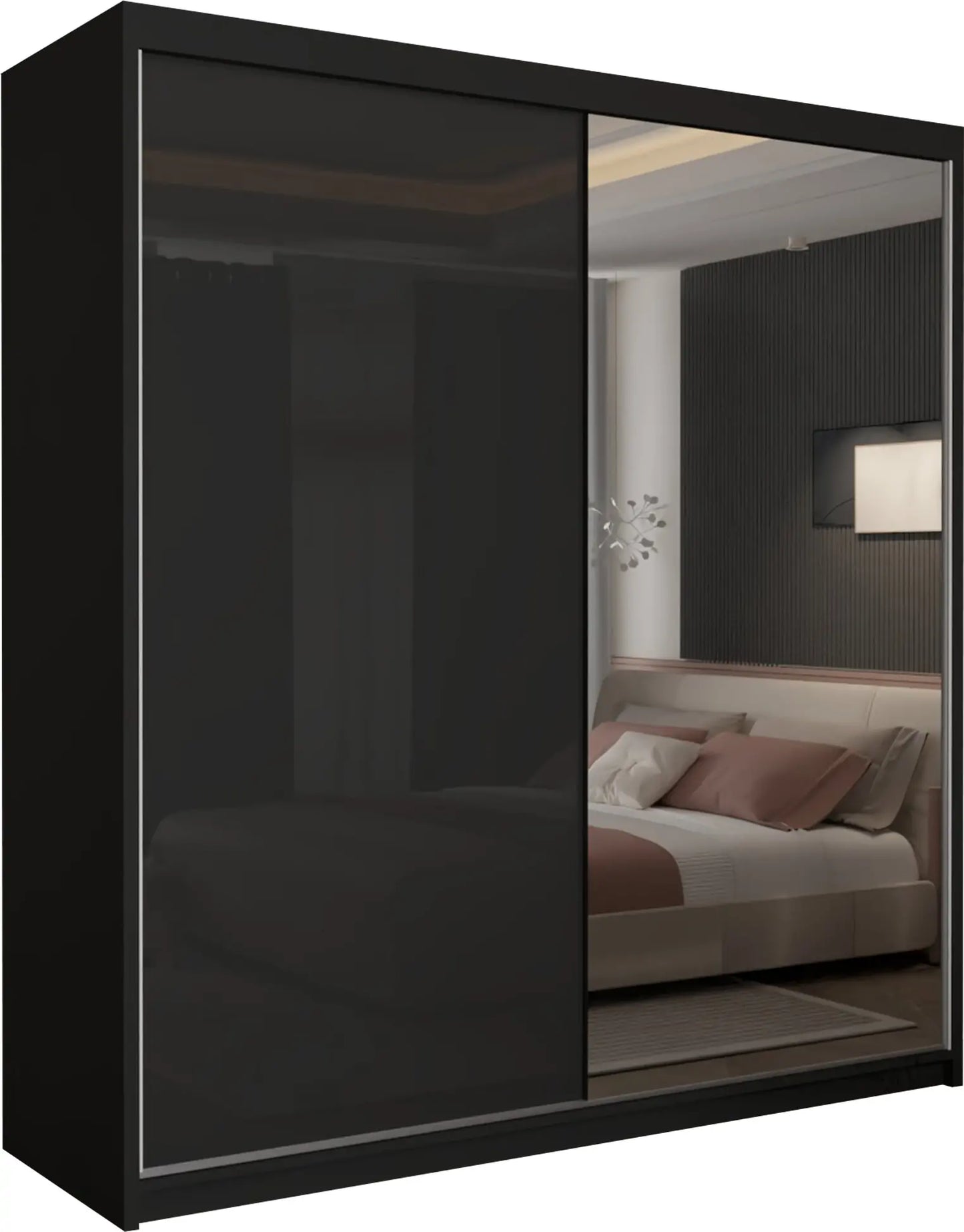 Vikas New High Gloss sliding door Wardrobe