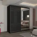 Vikas New High Gloss sliding door Wardrobe