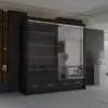 Sycylia Wardrobe - Black, Grey, White