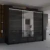 Sycylia Wardrobe - Black, Grey, White