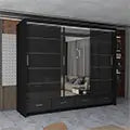 Sycylia High Gloss Sliding Door Wardrobe New Branding