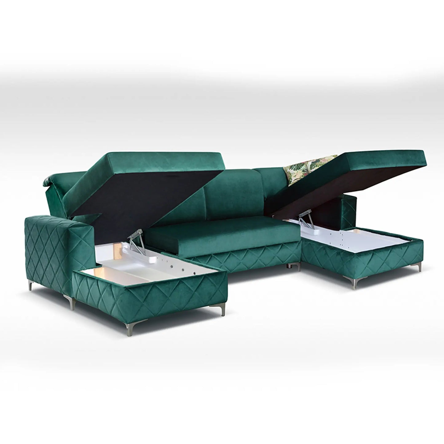 BORYS SOFA BED -Green, Grey, Navy