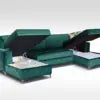 BORYS SOFA BED -Green, Grey, Navy