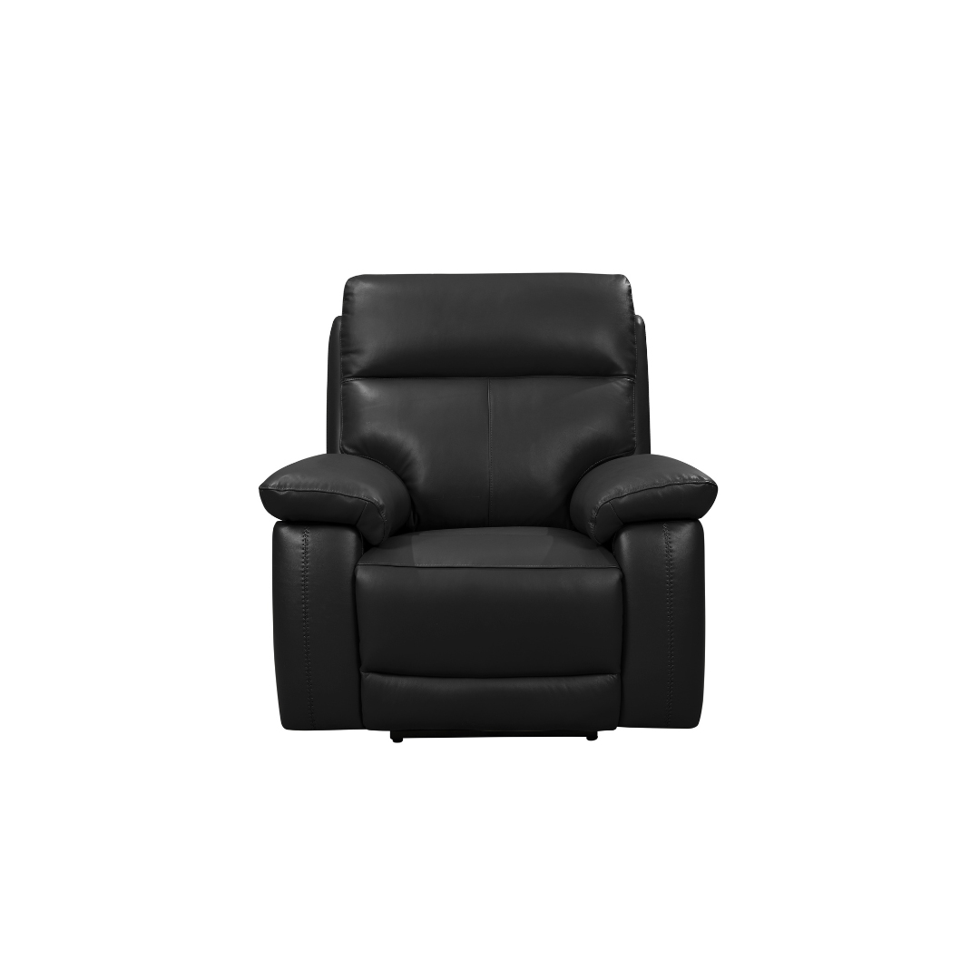 Brooklyn Black Faux Leather Electric Recliner Chair