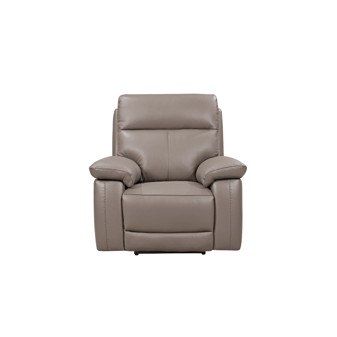 Brooklyn Latte Faux Leather Electric Recliner Chair