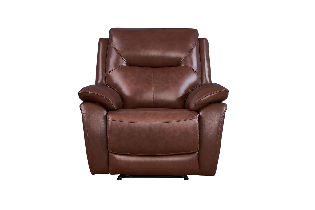 Rimini Leather Recliner Sofa Set - 3 Seater, 2 Seater, Armchair - Tan