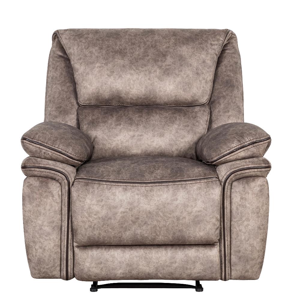 Milano Single Recliner Chair - Taupe Fabric - Armchair