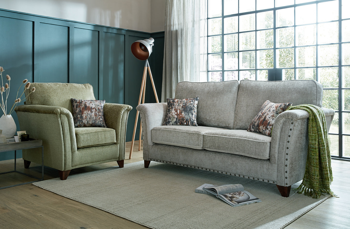 Carrington 3-Seater Sofa & Armchair Set