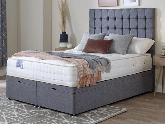 Divan Velvet Tufted Storage Bed
