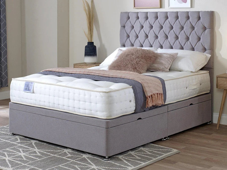 Divan Velvet Tufted Storage Bed