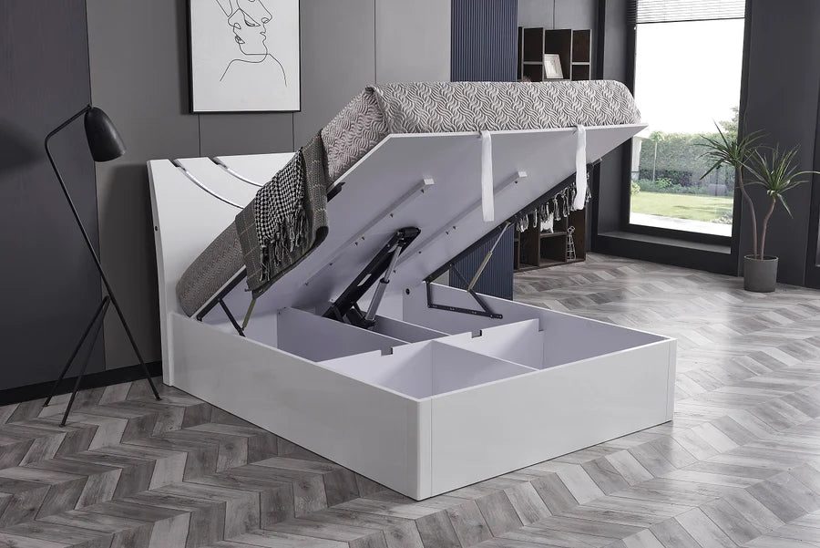 Eclipse Storage Bed - High Gloss