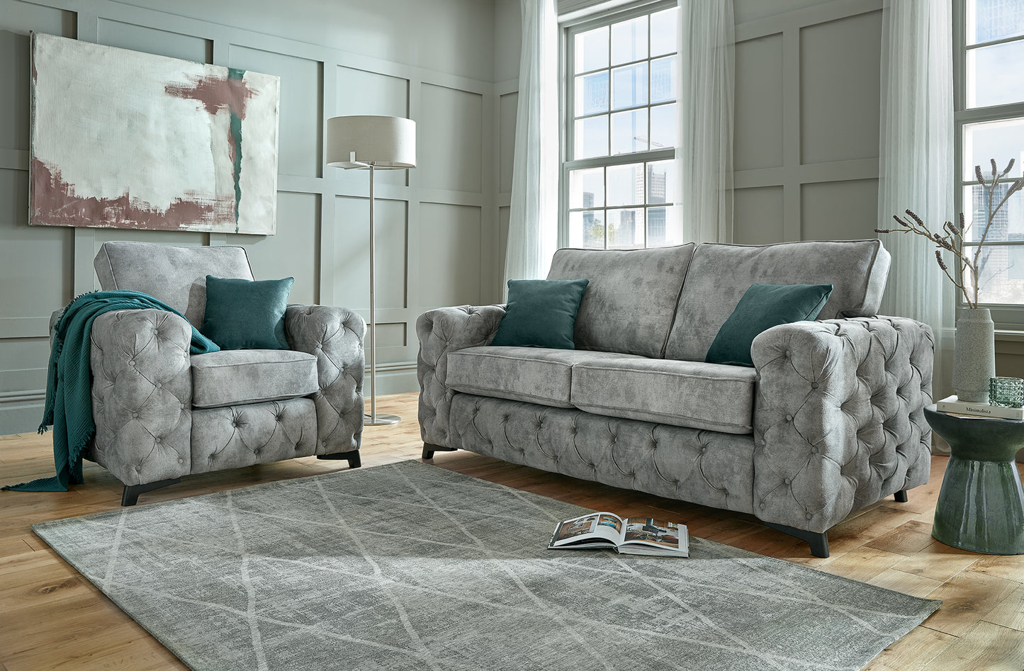 Gatsby 3-Seater Sofa & 1-Seater Armchair