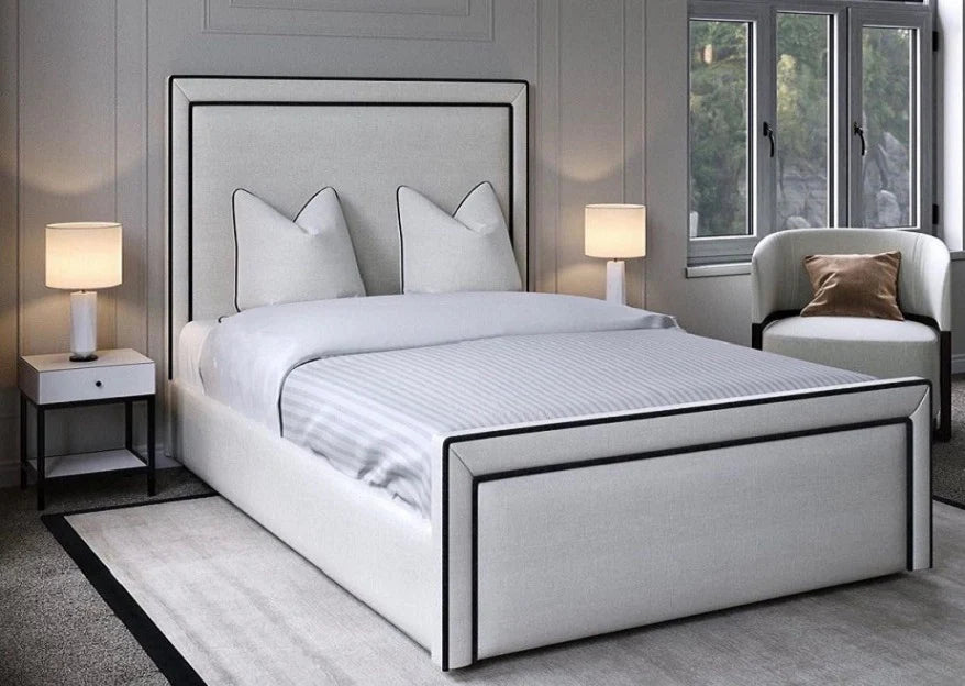 HamptonVelvet Bed - Storage/Non-Storage