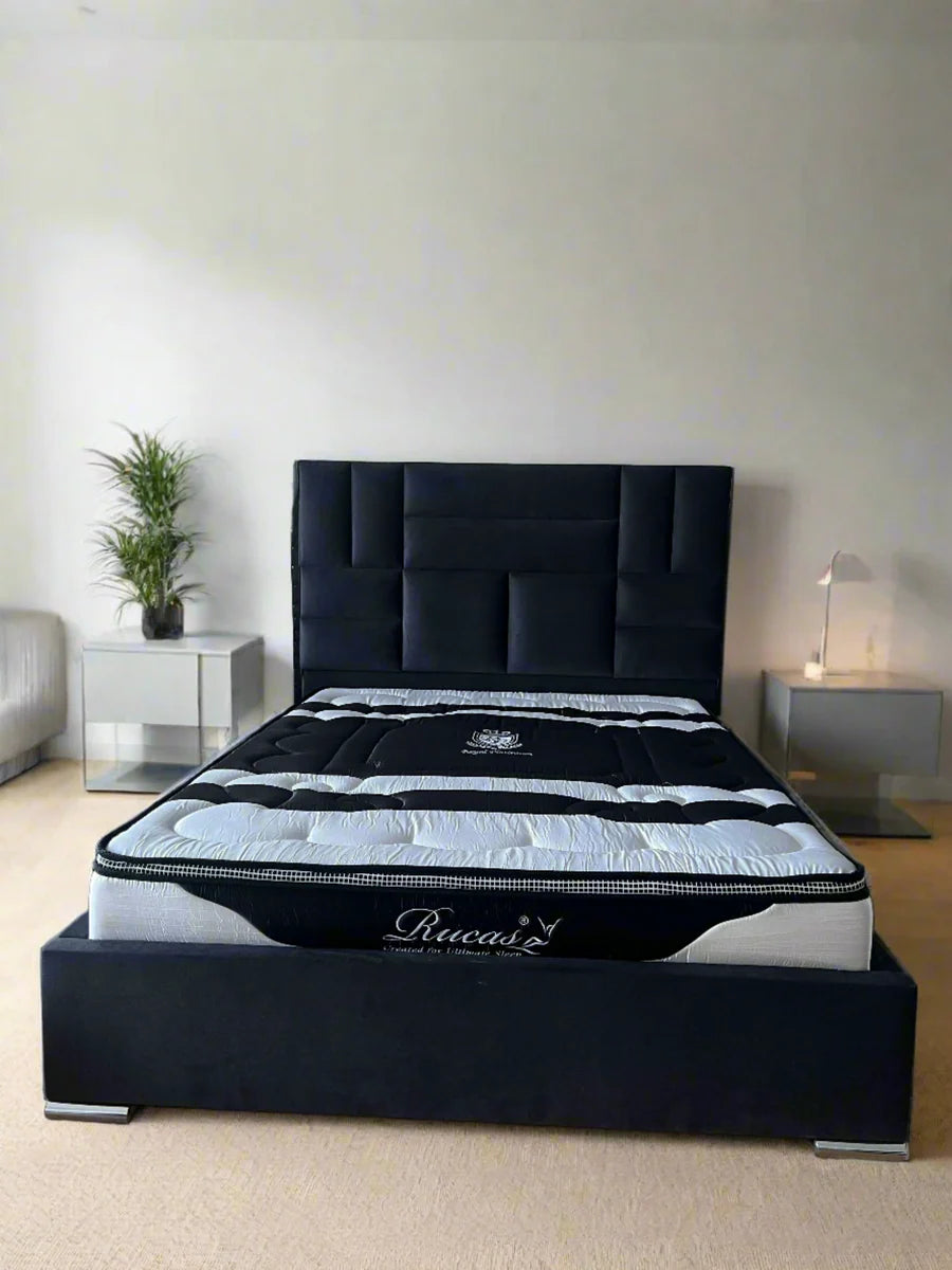 Oslo Velvet Bed - Storage/Non-Storage