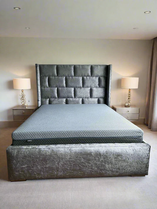 Bentley Velvet Bed - Storage/Non Storage