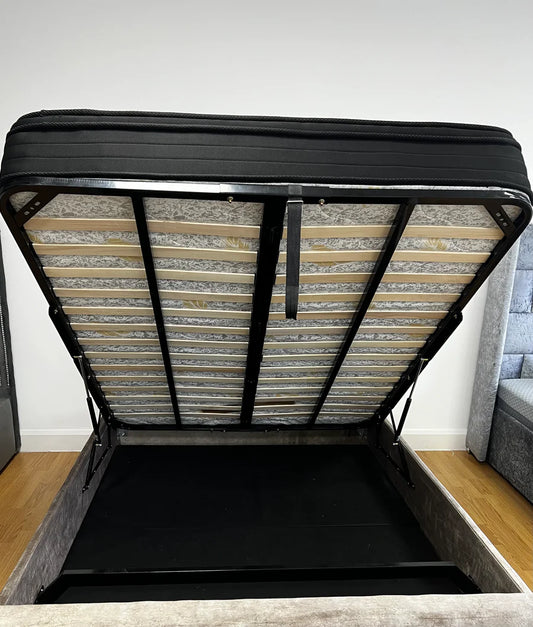 Oslo Velvet Bed - Storage/Non-Storage