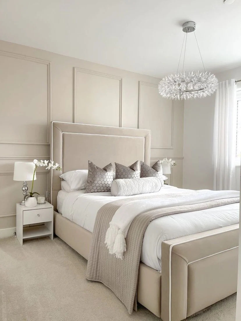 HamptonVelvet Bed - Storage/Non-Storage