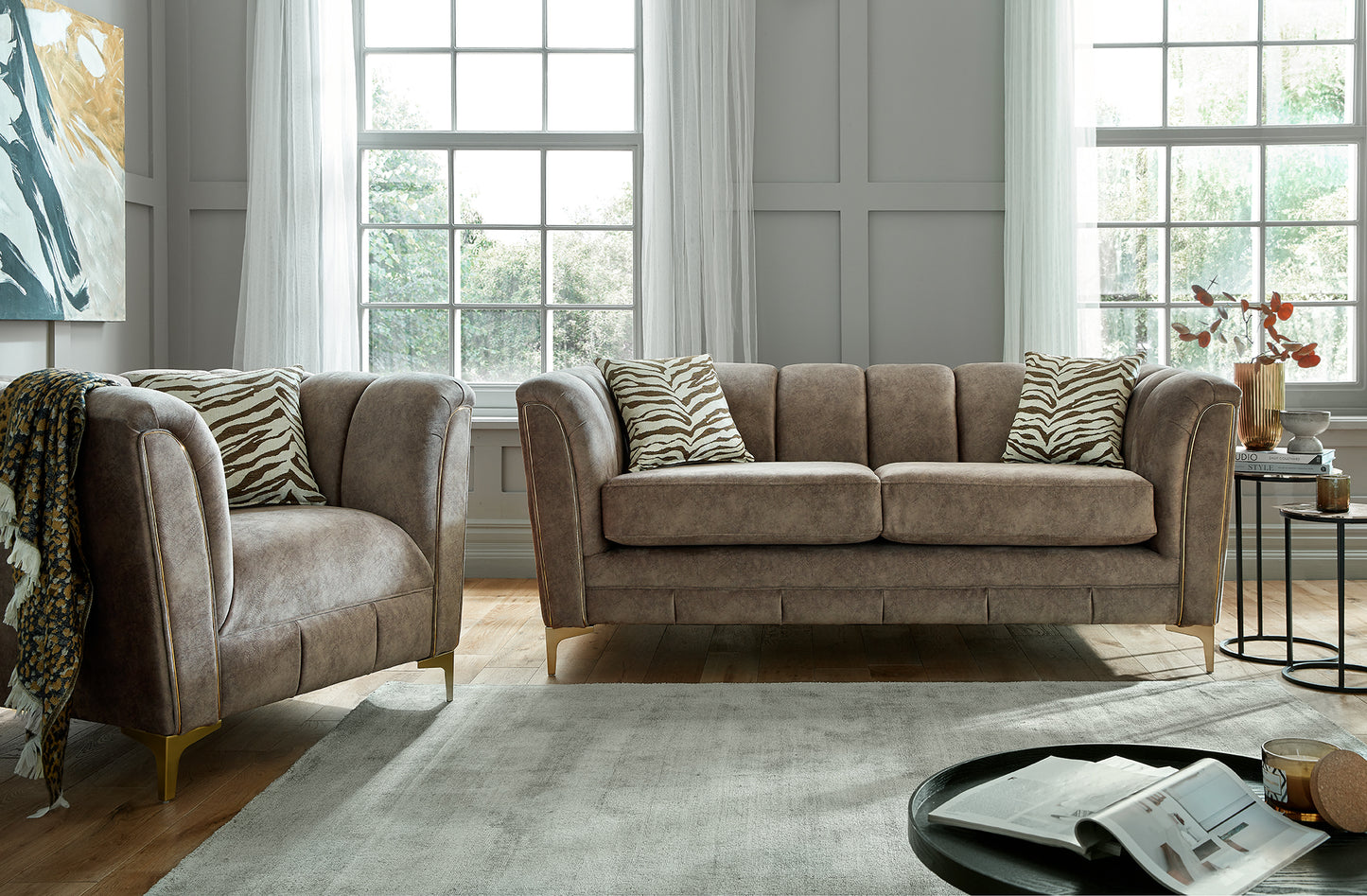 Eclipse 4-Seater/5-Seater Modular Chaise Lounge Sofa