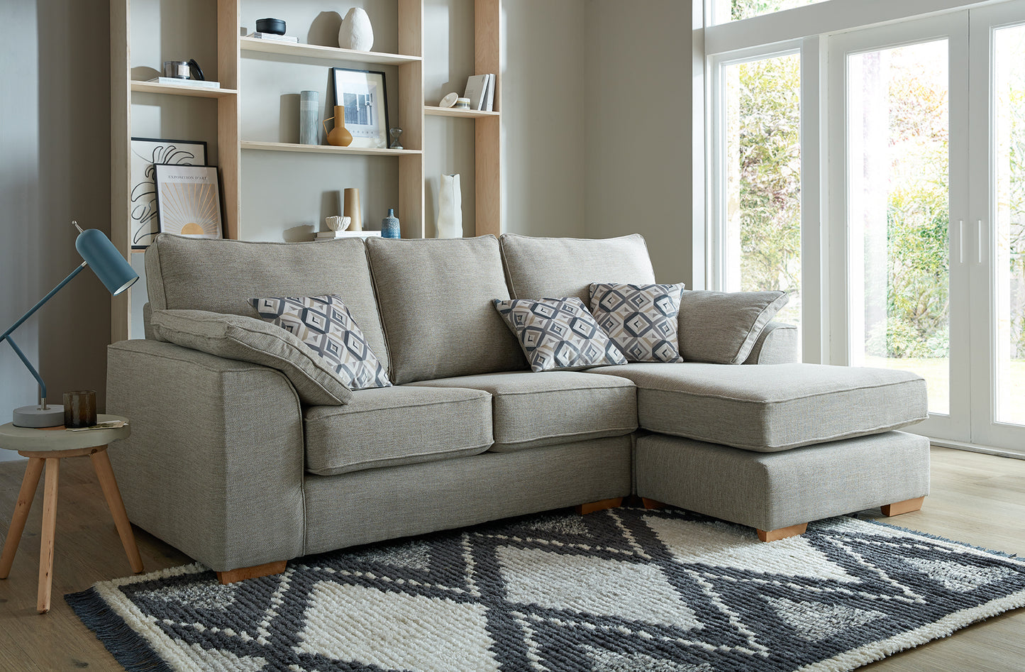 Oslo 4-Seater Lounger Sofa with Chaise