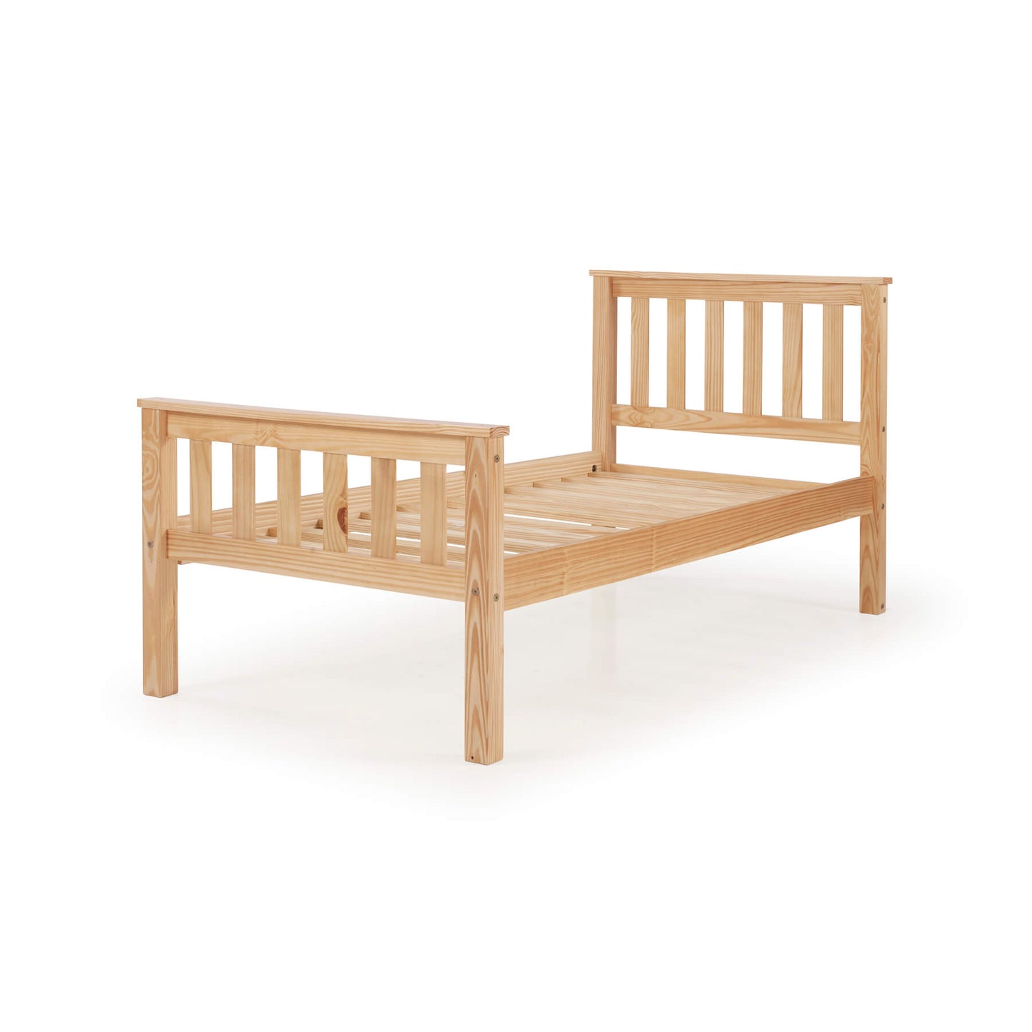Manila HFE Pine Bed - Single, 4-Foot, Double, King Size - Antique & White
