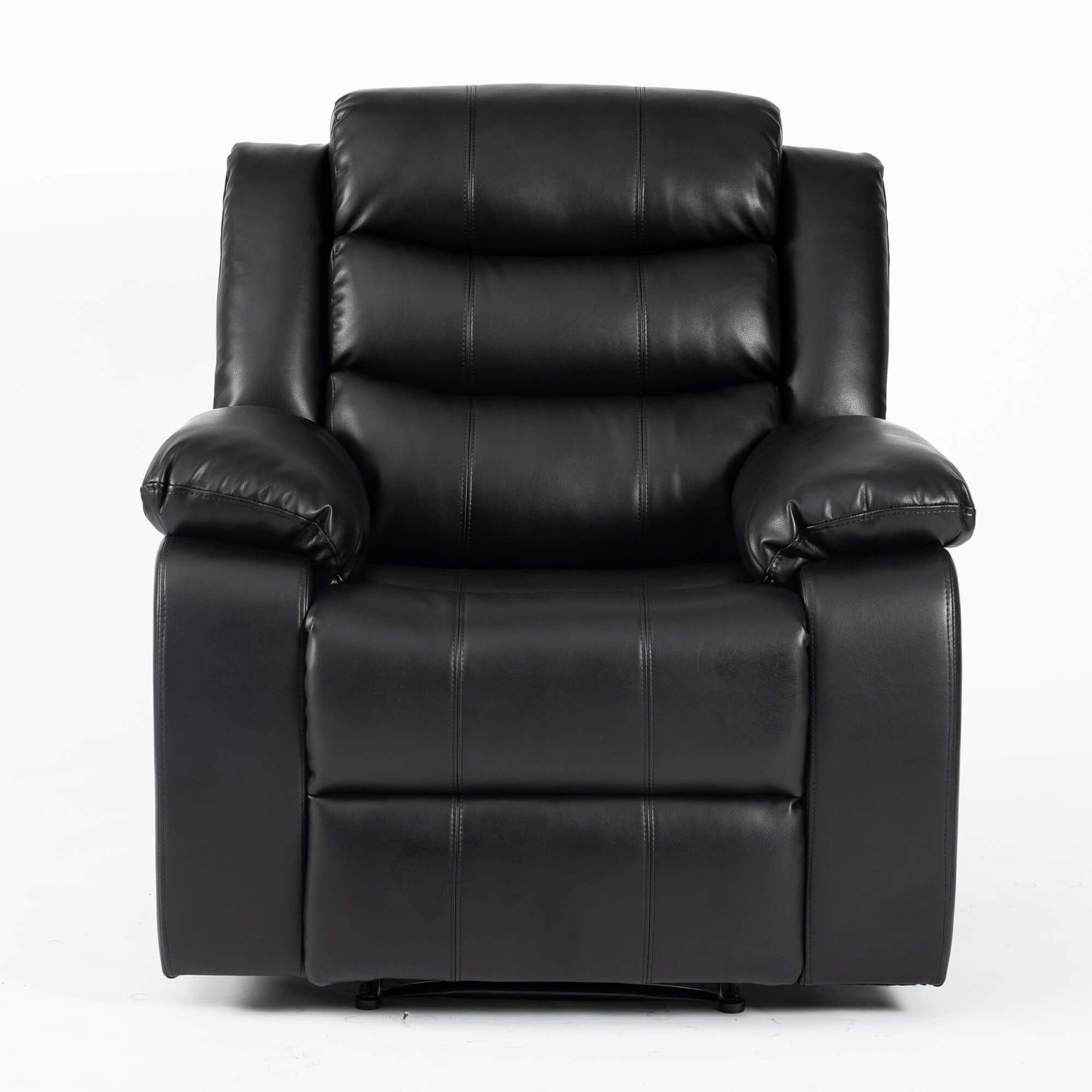 Turin Recliner Leather Aire - 1, 2, 3 Seater - Black, Brow, Grey