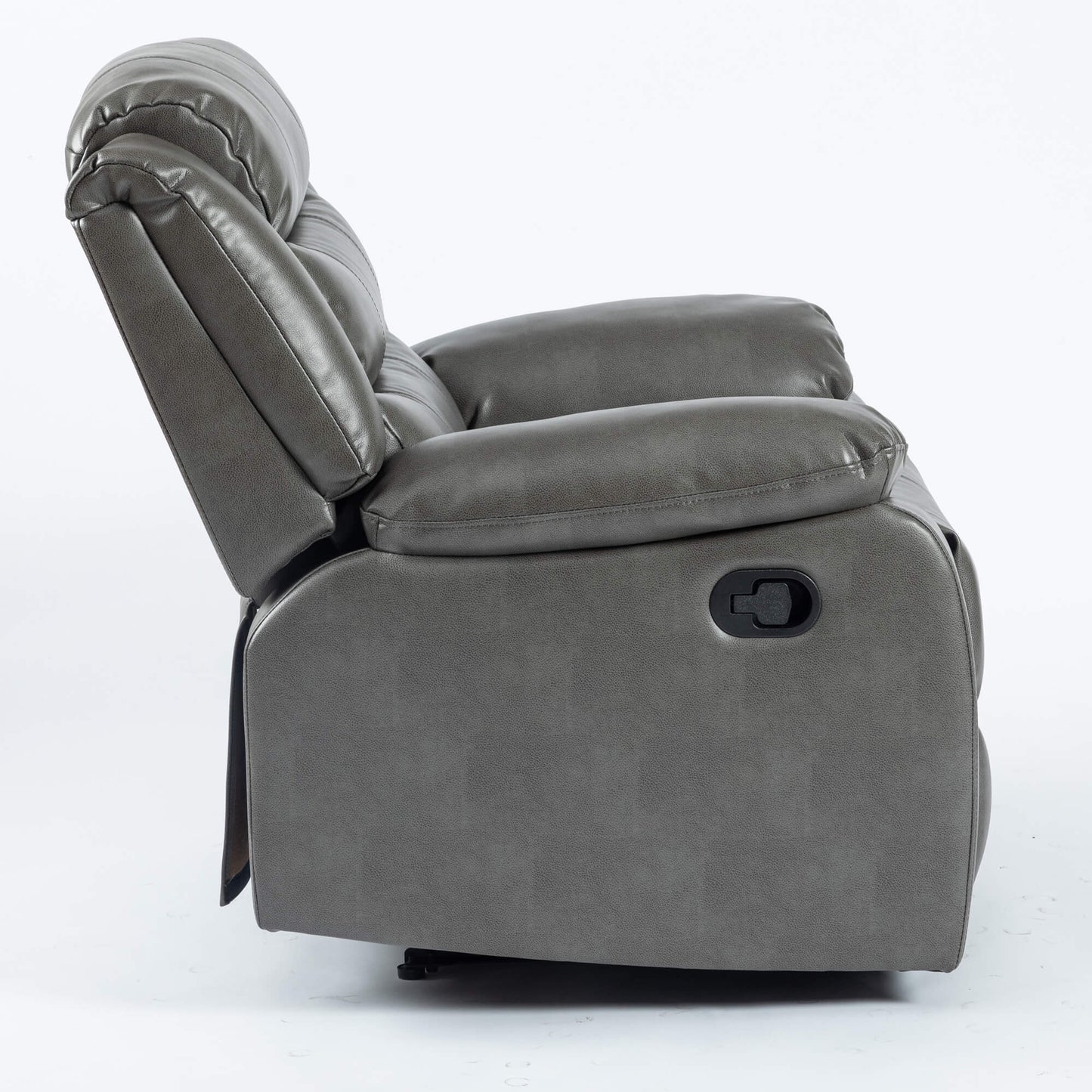 Turin Recliner Leather Aire - 1, 2, 3 Seater - Black, Brow, Grey