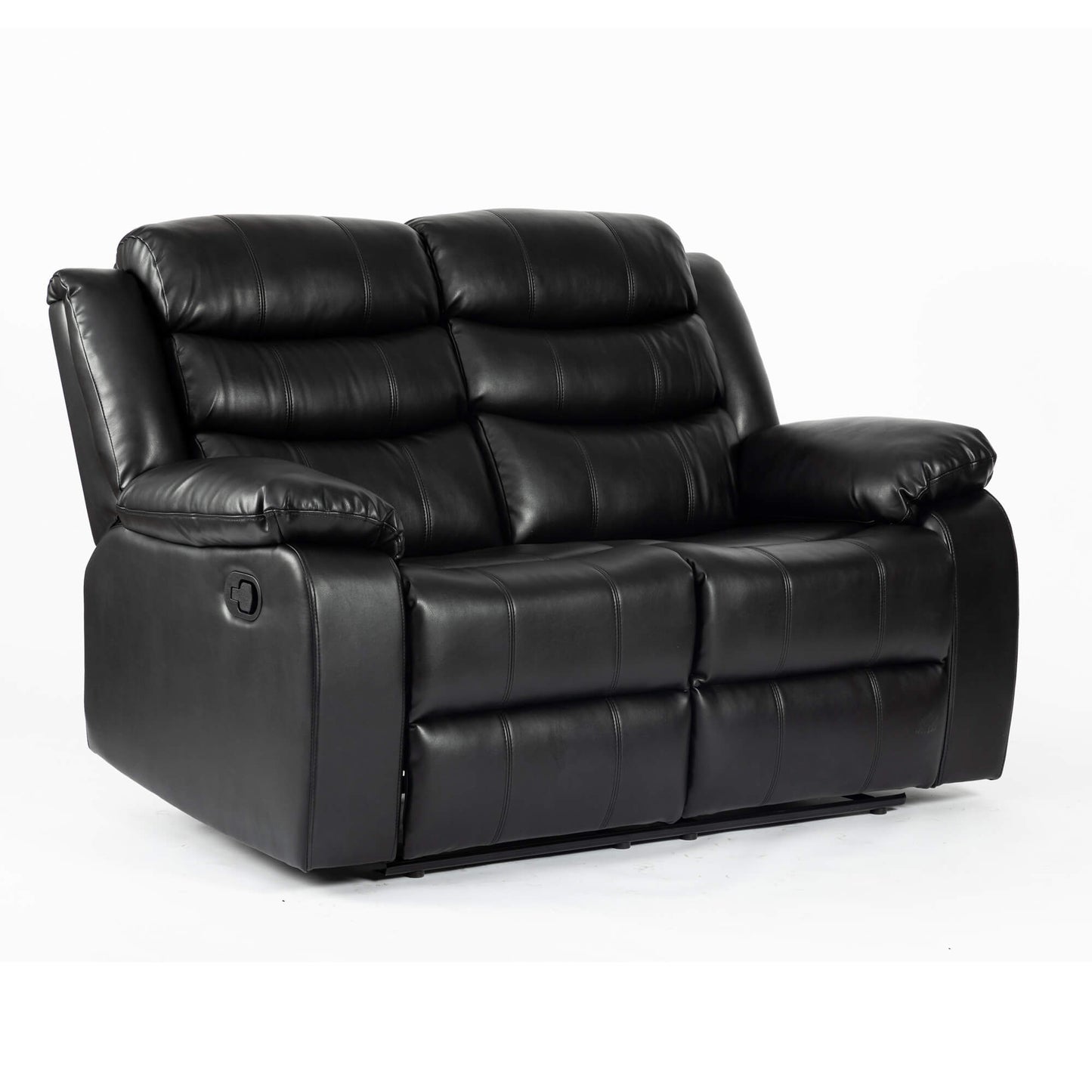 Turin Recliner Leather Aire - 1, 2, 3 Seater - Black, Brow, Grey