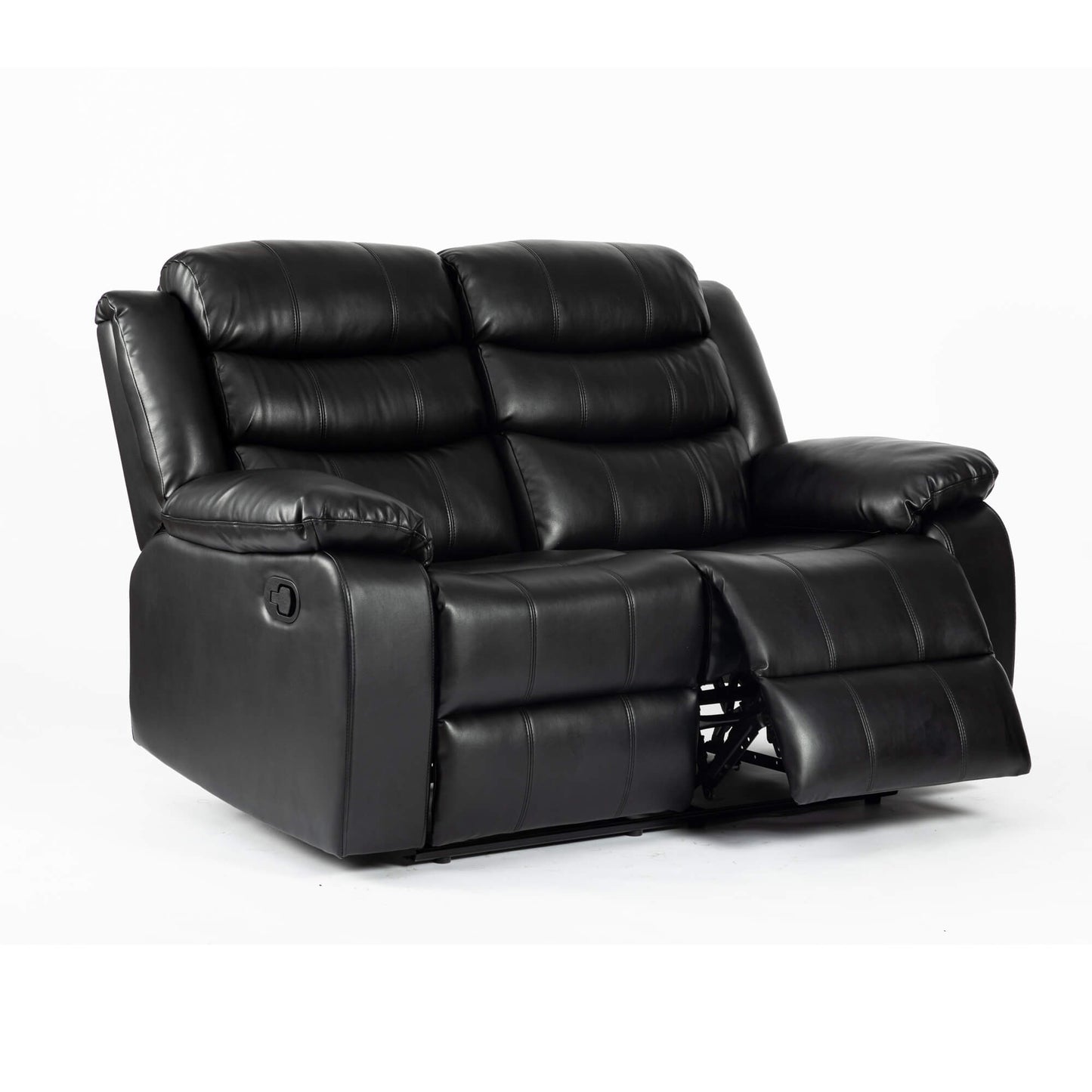 Turin Recliner Leather Aire - 1, 2, 3 Seater - Black, Brow, Grey
