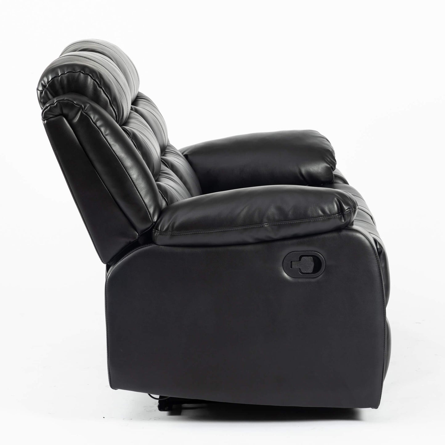 Turin Recliner Leather Aire - 1, 2, 3 Seater - Black, Brow, Grey