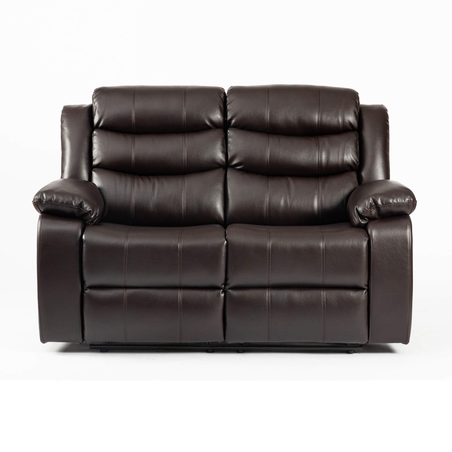 Turin Recliner Leather Aire - 1, 2, 3 Seater - Black, Brow, Grey