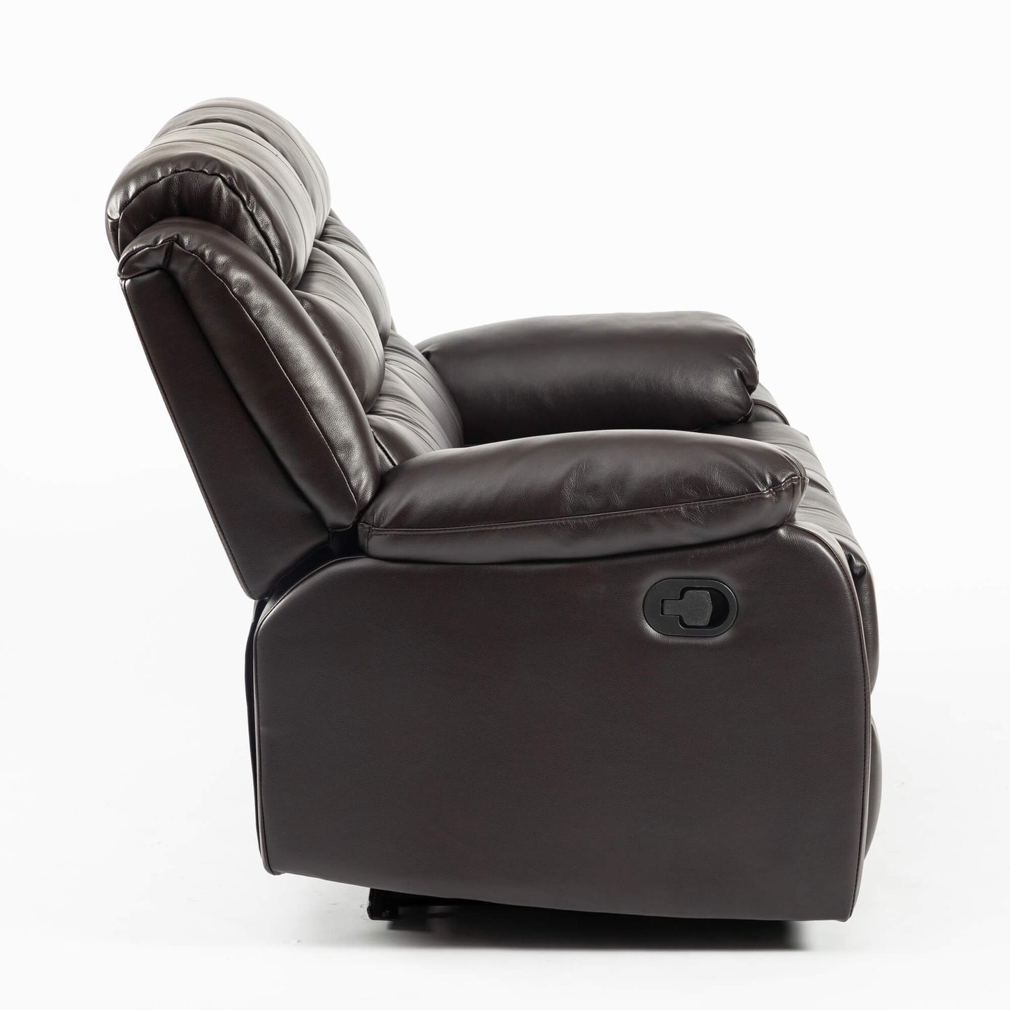 Turin Recliner Leather Aire - 1, 2, 3 Seater - Black, Brow, Grey